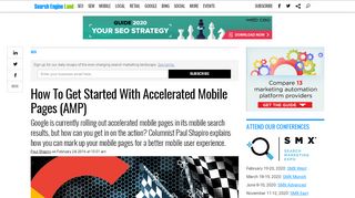 
                            10. How To Get Started With Accelerated Mobile Pages (AMP) - ...