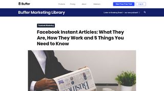 
                            7. How to Get Started With Facebook Instant Articles - Buffer