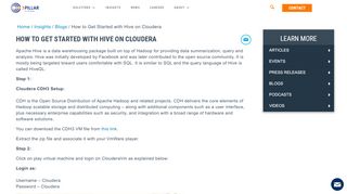 
                            13. How to Get Started with Hive on Cloudera - 3Pillar Global