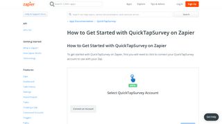 
                            8. How to Get Started with QuickTapSurvey on Zapier - Integration Help ...