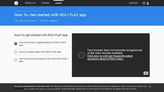 
                            5. How To: Get started with ROLI PLAY app | ROLI