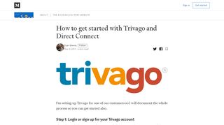 
                            2. How to get started with Trivago and Direct Connect – The ...