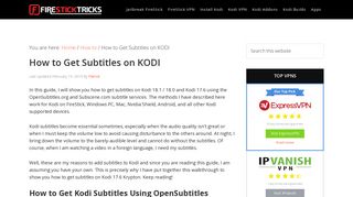 
                            11. How to Get Subtitles on KODI with OpenSubtitles (2019)