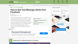 
                            13. How to Get Text Message Alerts from Facebook: 14 Steps - ...