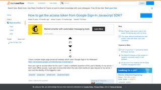 
                            4. How to get the access token from Google Sign-In Javascript SDK ...