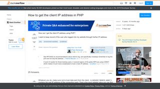 
                            5. How to get the client IP address in PHP - Stack Overflow