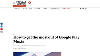 
                            7. How to get the most out of Google Play Music | Popular Science