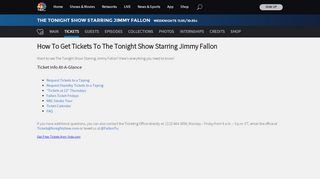 
                            13. How To Get Tickets To The Tonight Show Starring Jimmy ...