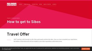 
                            12. How to get to Sibos | Sibos