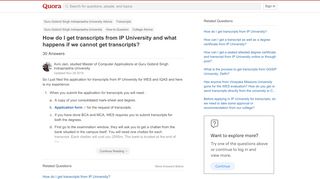 
                            10. How to get transcripts from IP University and what happens if we ...