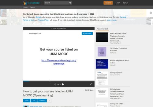 
                            6. How to get your courses listed on UKM MOOC  ...