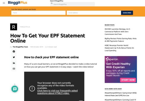 
                            13. How To Get Your EPF Statement Online - RinggitPlus.com