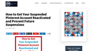 
                            10. How to Get Your Suspended Pinterest Account Reactivated and ...