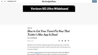 
                            11. How to Get Your Tweet Fix Now That Twitter's Mac App Is Dead - The ...