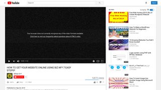 
                            10. how to get your website online using biz.nf!! 7 easy steps!! - YouTube