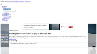 
                            2. How to get YouTube videos to play in Safari on Mac | iMore