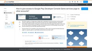 
                            2. How to give access to Google Play Developer Console Game services ...