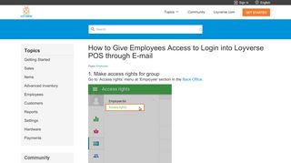 
                            4. How to Give Employees Access to Login into Loyverse POS through E ...