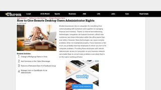 
                            9. How to Give Remote Desktop Users Administrator Rights | Chron.com