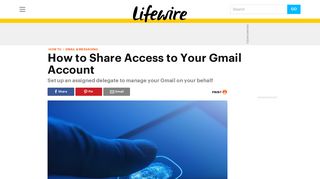 
                            10. How to Grant Access to Your Gmail Account - Lifewire