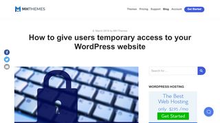 
                            2. How to grant temporary access to WordPress dashboard without ...
