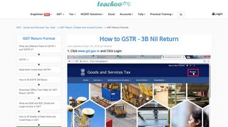
                            6. How to GSTR - 3B Nil Return - GST Return Format - Teachoo