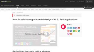 
                            1. How To - Guide App - Material design - V1.5 by Ristana | CodeCanyon