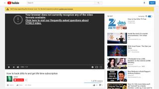 
                            10. how to hack ditto tv and get life time subscription - YouTube