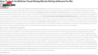 
                            10. How To Hack On Bitzfree Cloud Mining Bitcoin Mining Software For Btc