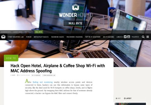 
                            3. How to Hack Open Hotel, Airplane & Coffee Shop Wi-Fi with MAC ...