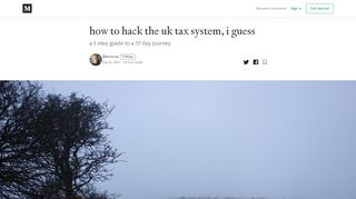 
                            11. how to hack the uk tax system, i guess – Zemnmez – Medium