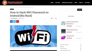 
                            10. How to Hack WiFi Password on Android [No Root] - AppSpy