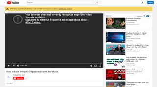 
                            2. how to hack windows 10 password with bruteforce - YouTube