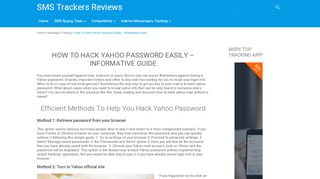 
                            5. How To Hack Yahoo Password Easily – Informative Guide - ...
