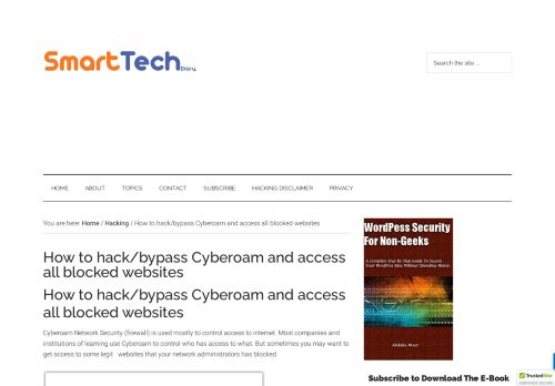 
                            8. How to hack/bypass Cyberoam and access all blocked websites