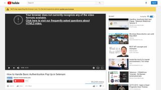 
                            13. How to Handle Basic Authentication Pop Up in Selenium - YouTube