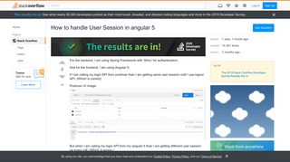 
                            11. How to handle User Session in angular 5 - Stack Overflow