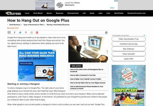 
                            11. How to Hang Out on Google Plus | Chron.com
