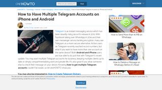 
                            12. How to Have Multiple Telegram Accounts on iPhone and Android