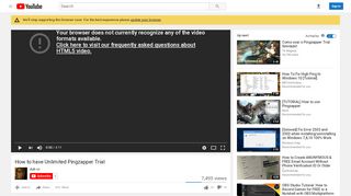 
                            7. How to have Unlimited Pingzapper Trial - YouTube