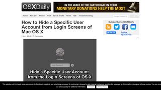 
                            5. How to Hide a Specific User Account from Login Screens of Mac OS X ...