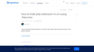 
                            7. how to hide php extension in url using .htaccess | DigitalOcean