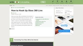 
                            8. How to Hook Up Xbox 360 Live: 9 Steps (with Pictures) - wikiHow