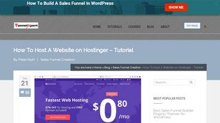 
                            10. How To Host A Website on Hostinger - Tutorial - FunnelXpert