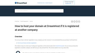 
                            10. How to host your domain at DreamHost if it is registered at another ...