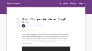 
                            6. How to Host your Website on Google Drive - Tutorial