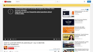 
                            6. HOW TO: I LOST MY CRYPTO IN JAXX WALLET - How To RESTORE ...