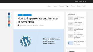
                            5. How to impersonate another user in WordPress (quickly switch ...
