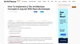
                            12. How to Implement 3 Tier Architecture Concepts in asp.net with Real ...