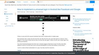 
                            7. How to implement a universal login in Android like Facebook and ...